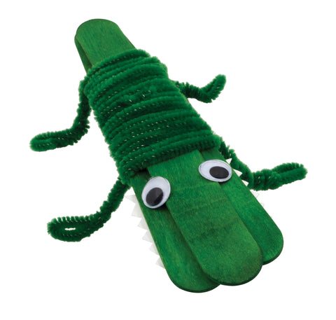 Creativity Street Chenille Stems/Pipe Cleaners, Dark Green, 12 Inch x 4mm, 100 Count