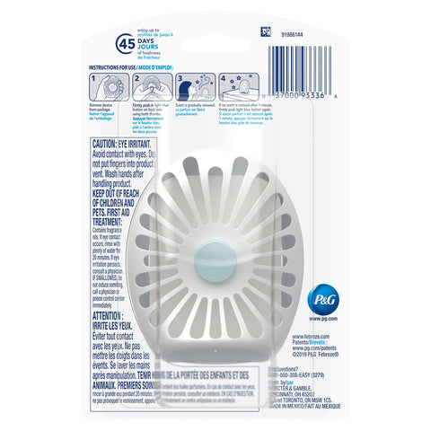 Febreze Odor-Fighting SMALL SPACES Air Freshener, Linen & Sky, 1 count