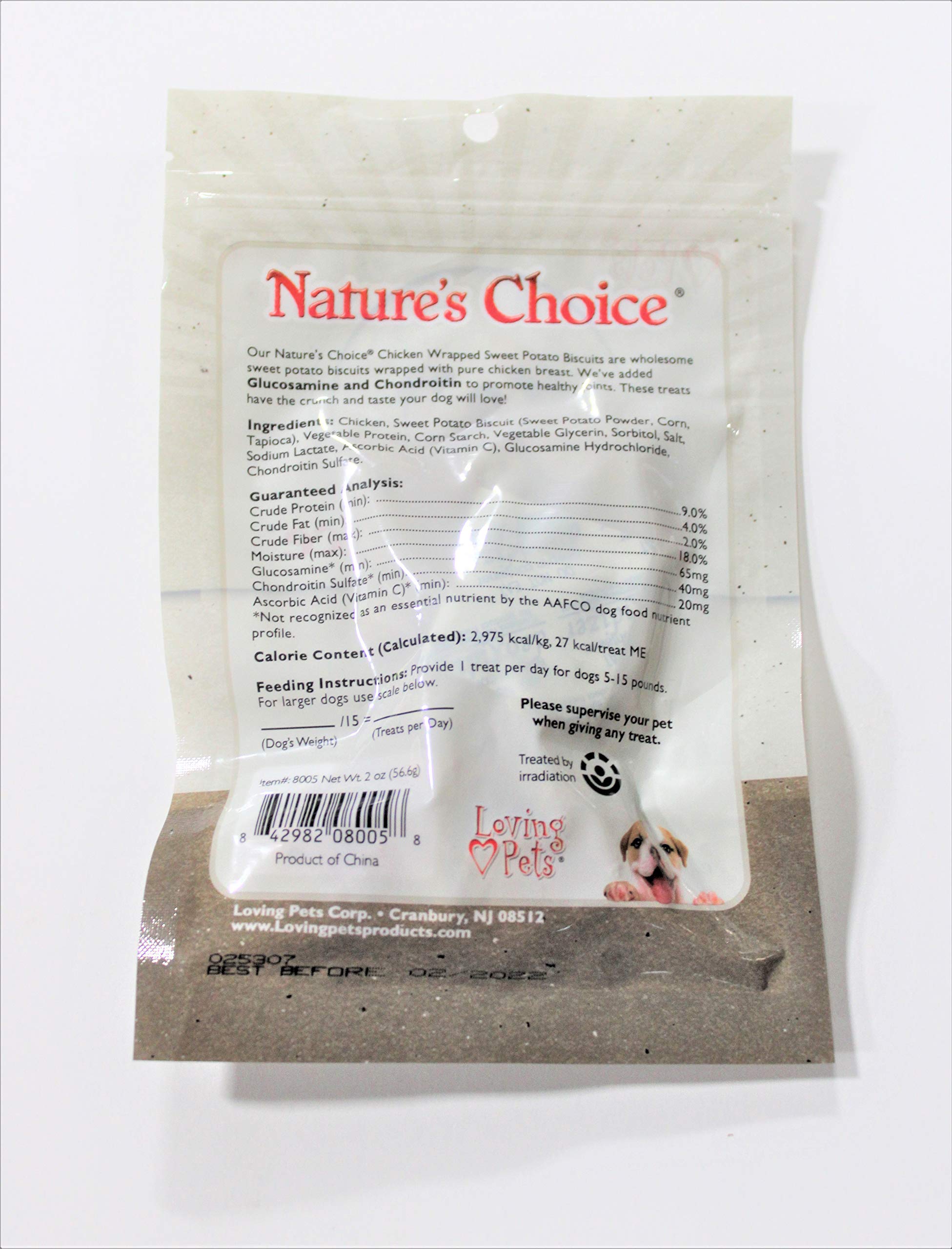 Natural Value Sweet Potato Biscuit Wrapped with Chicken Breast