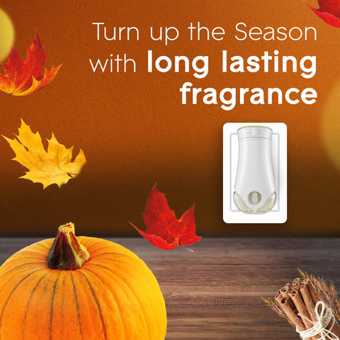 Glade PlugIns Refills Air Freshener, Scented and Essential Oils for Home and Bathroom, Golden Pumpkin & Spice, 1.34 Fl Oz, 2 Count