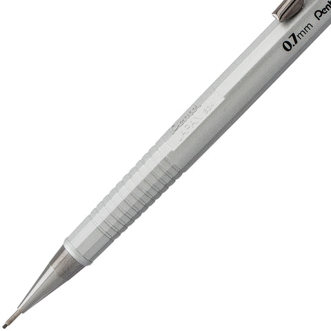 Pentel Sharp Mechanical Pencil (0.7mm) Metallic Barrels, Assorted Barrel Colors, Pack of 2 (P207MBP2M1)