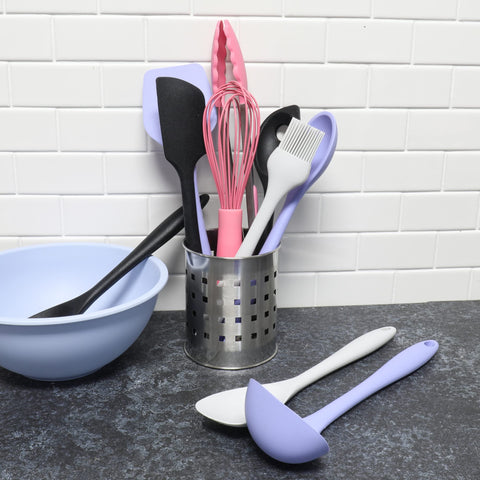 Chef Craft Premium Silicone Cooking Tongs, 12 inch, Pink