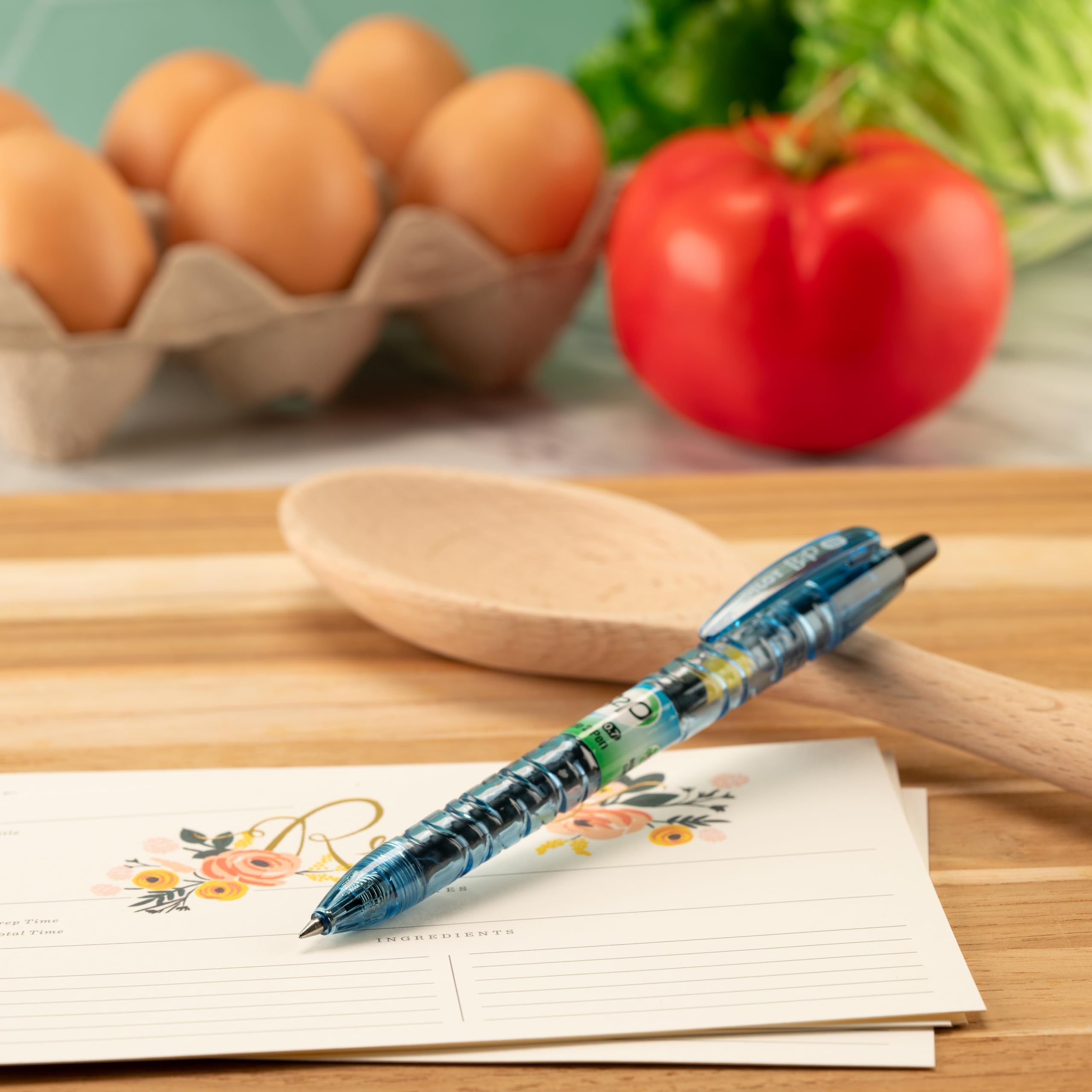 PILOT B2P - Bottle to Pen Refillable & Retractable Rolling Ball Gel Pen Made From Recycled Bottles, Fine Point, Black G2 Ink, 2-Pack (31605)