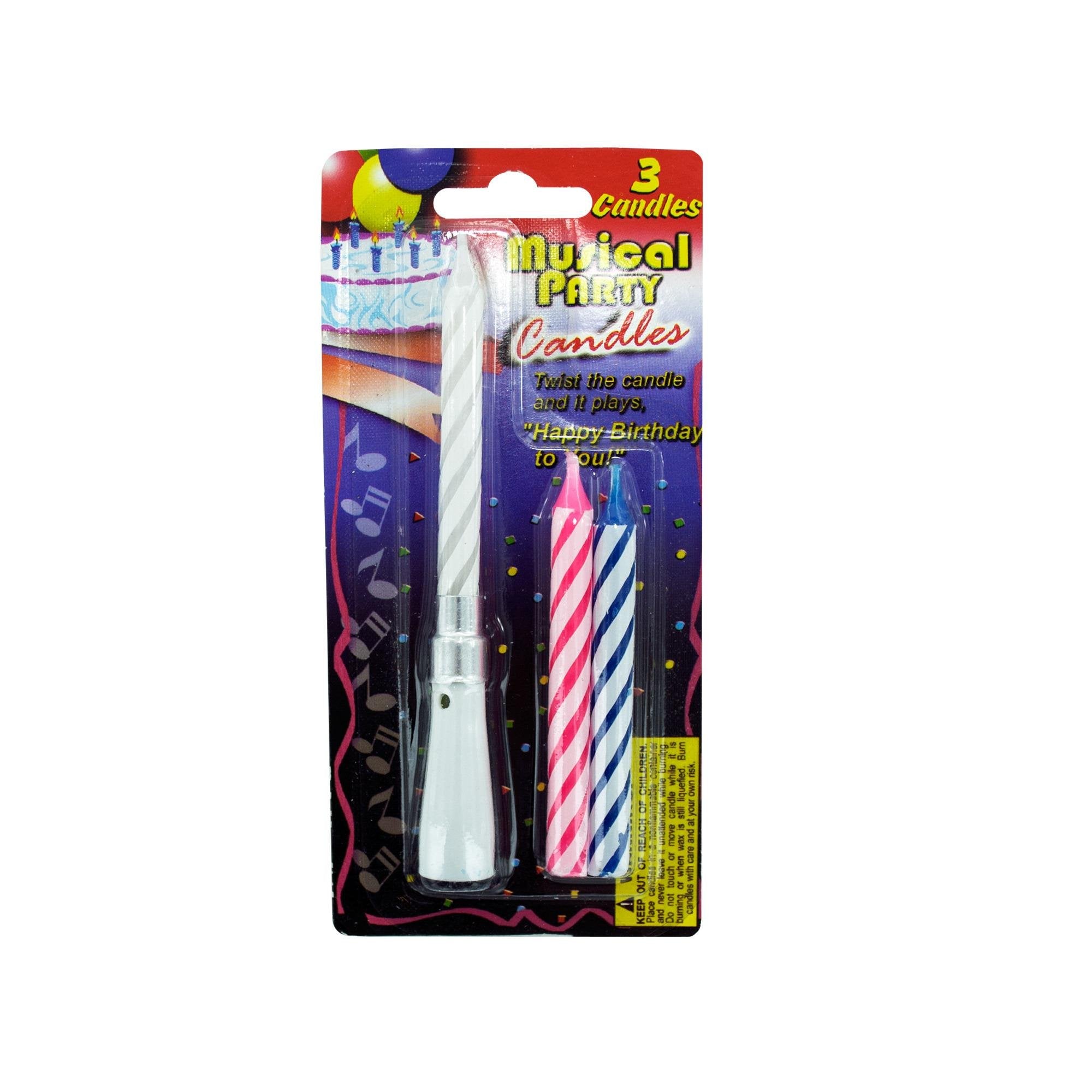 Kole Imports Unique Singing Birthday Candles. Singing Candles for Birthday Cakes. Cool Birthday Candles for Kids.
