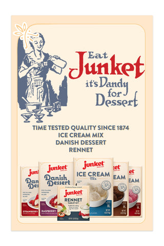 Junket Dutch Chocolate Ice Cream Mix, 4 Ounce (makes 1 quart)