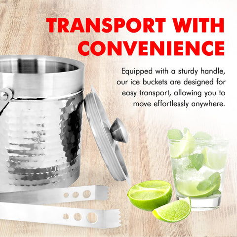 Chef Craft Double Walled Stainless Steel Ice Bucket