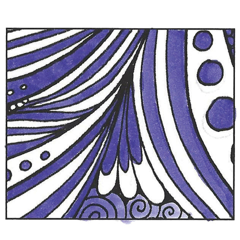 Tombow 56568 Dual Brush Pen Art Marker, 606 - Violet, 1-Pack. Blendable, Brush and Fine Tip Marker