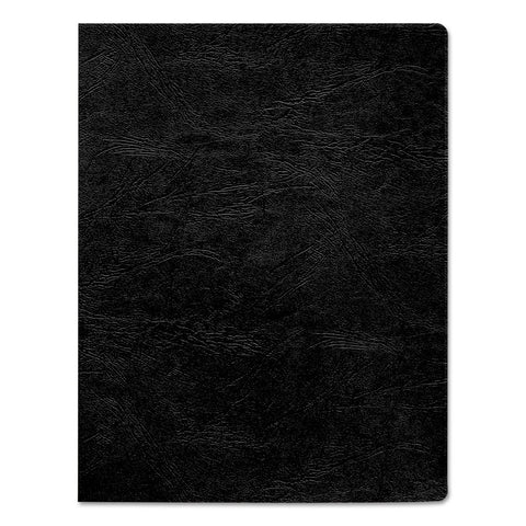 Fellowes Classic Grain Presentation Covers, Oversize, Black, 200 Pack (52138)