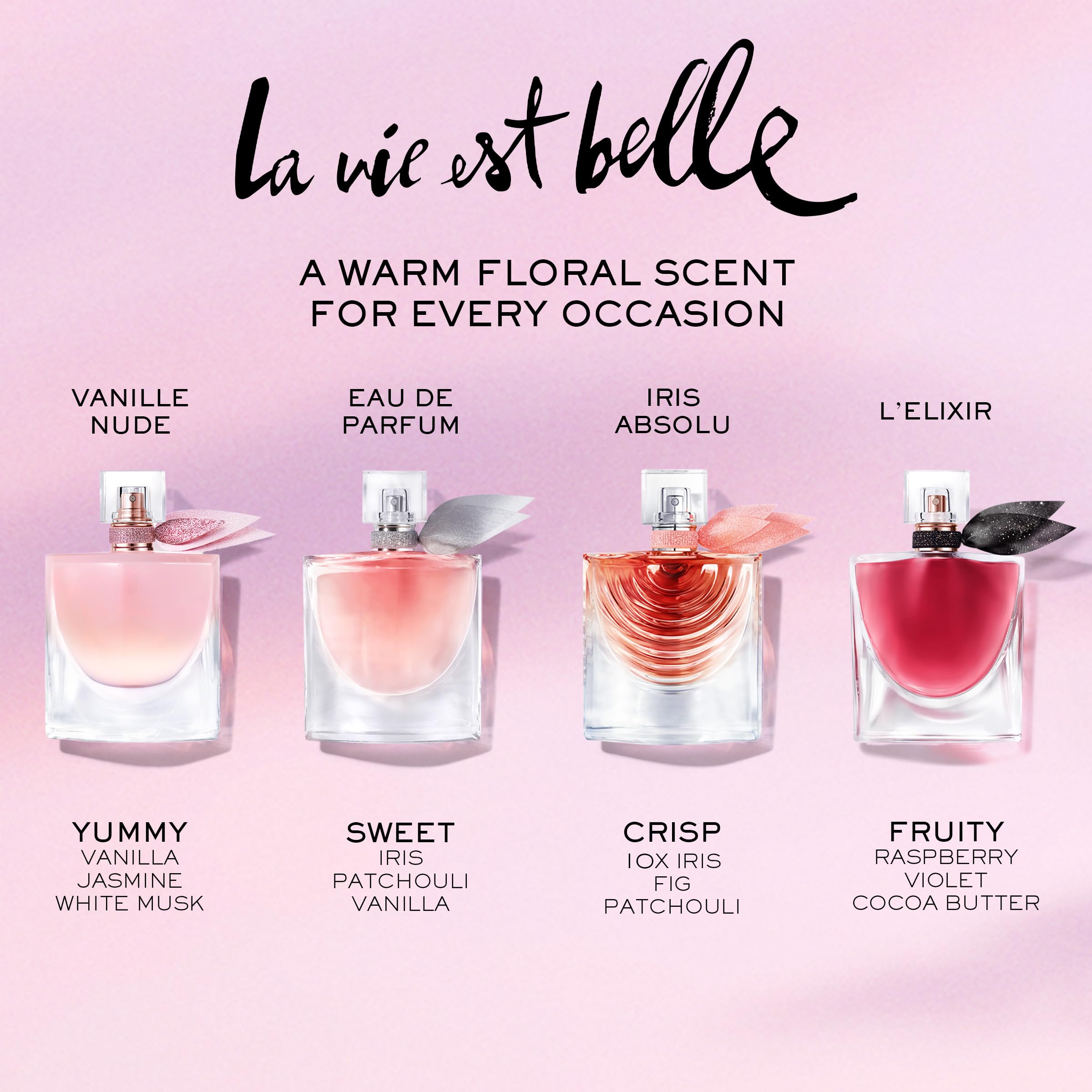 Lancôme La Vie Est Belle Rose Extraordinaire Eau de Parfum - New & Amazon Exclusive - Long Lasting Fragrance with Rose, Iris & Woody Musk - Warm & Floral Women's Perfume, 1.7 Fl Oz
