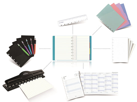 Filofax Refillable Notebook Black (B115007U)