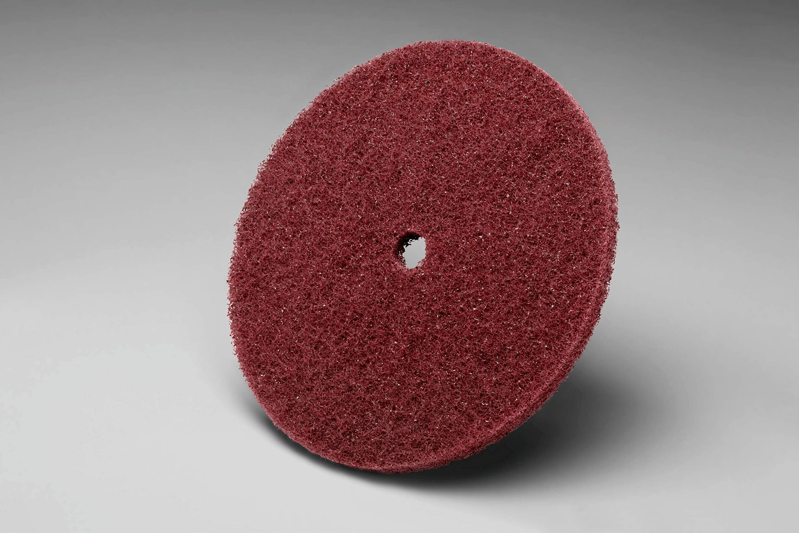 Scotch-Brite 16029 High Strength Disc, 4" x 1/2" A VFN, Maroon