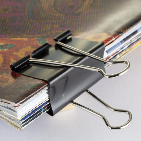 Officemate Large Binder Clips, 2 inch Wide, 1 inch Capacity, Box of 12 (99100)