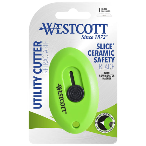 Westcott Compact Retractable Box Opener (16474), Uses Ceramic Blades