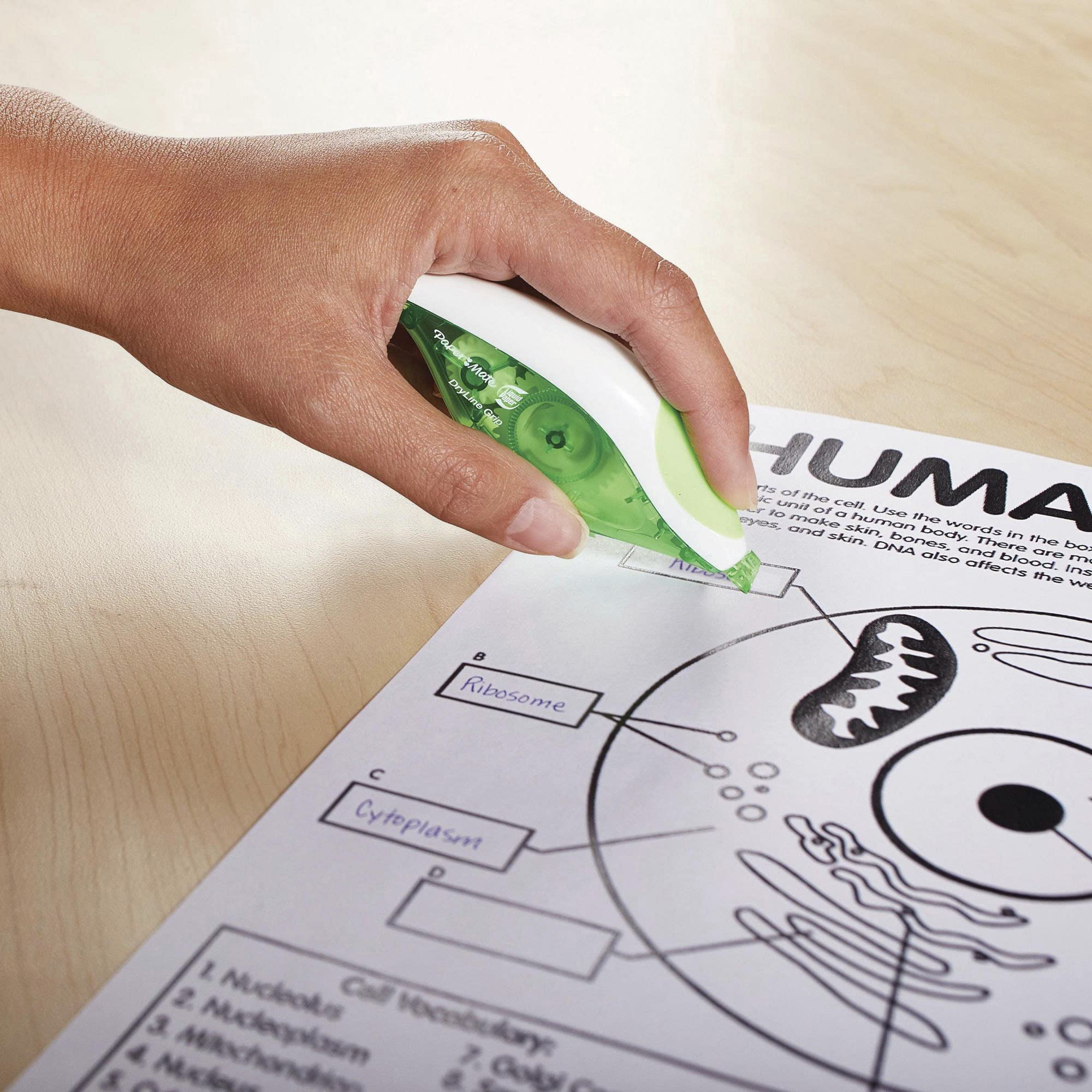 Paper Mate Liquid Paper DryLine Grip Correction Tape