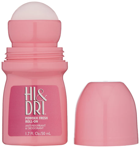 Revlon Hi & Dri Roll-On Anti-Perspirant Powder Fresh, 1.7 Ounce