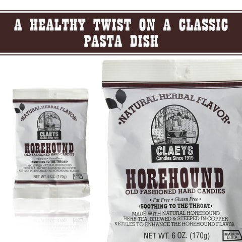 Claeys Horehound Hard Candy, 6 oz (Pack of 3)