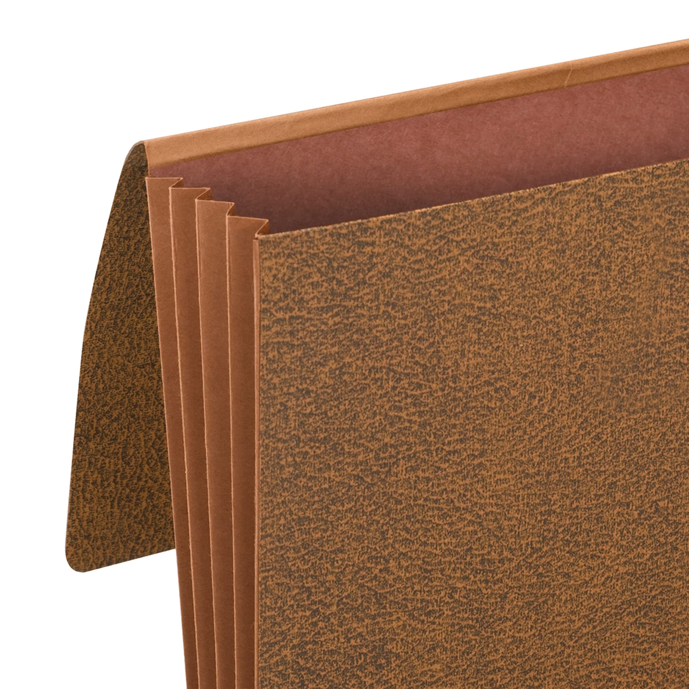 Smead Classic Expanding File Wallet with Flap and Cord Closure, 3-1/2" Expansion, Tear Resistant Gusset, Letter Size, Redrope, 10 per Box (71453)