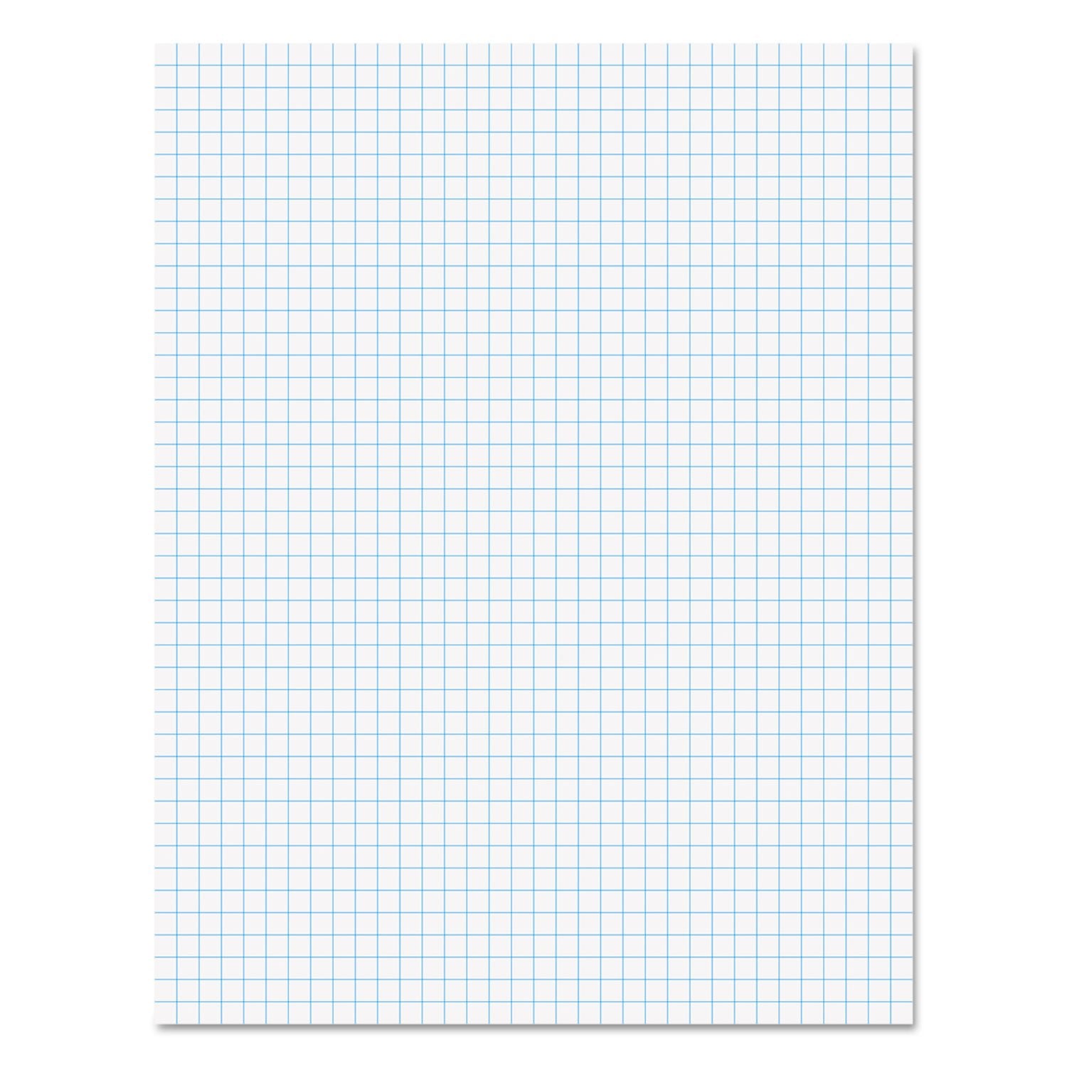Ampad 8 1/2 x 11 Inches White Quad Pad, 4 Square Inch, 50 Sheets, 1 Each (22-030C)