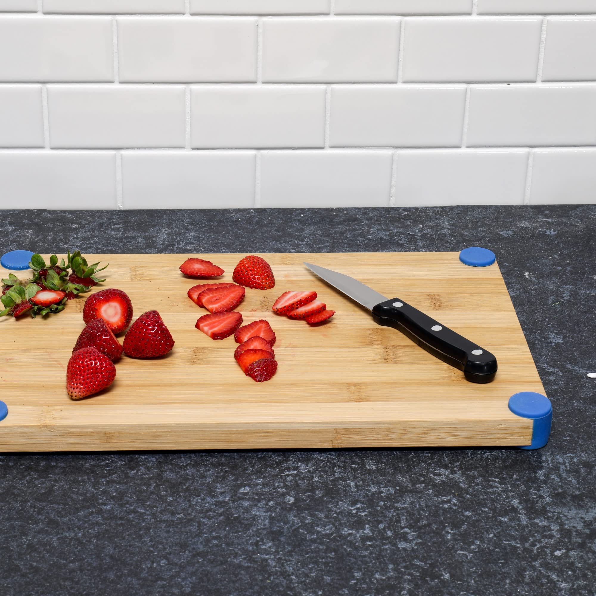 Chef Craft Select Paring Knives, 9.5 inch 2 piece knife set, Stainless Steel/Black