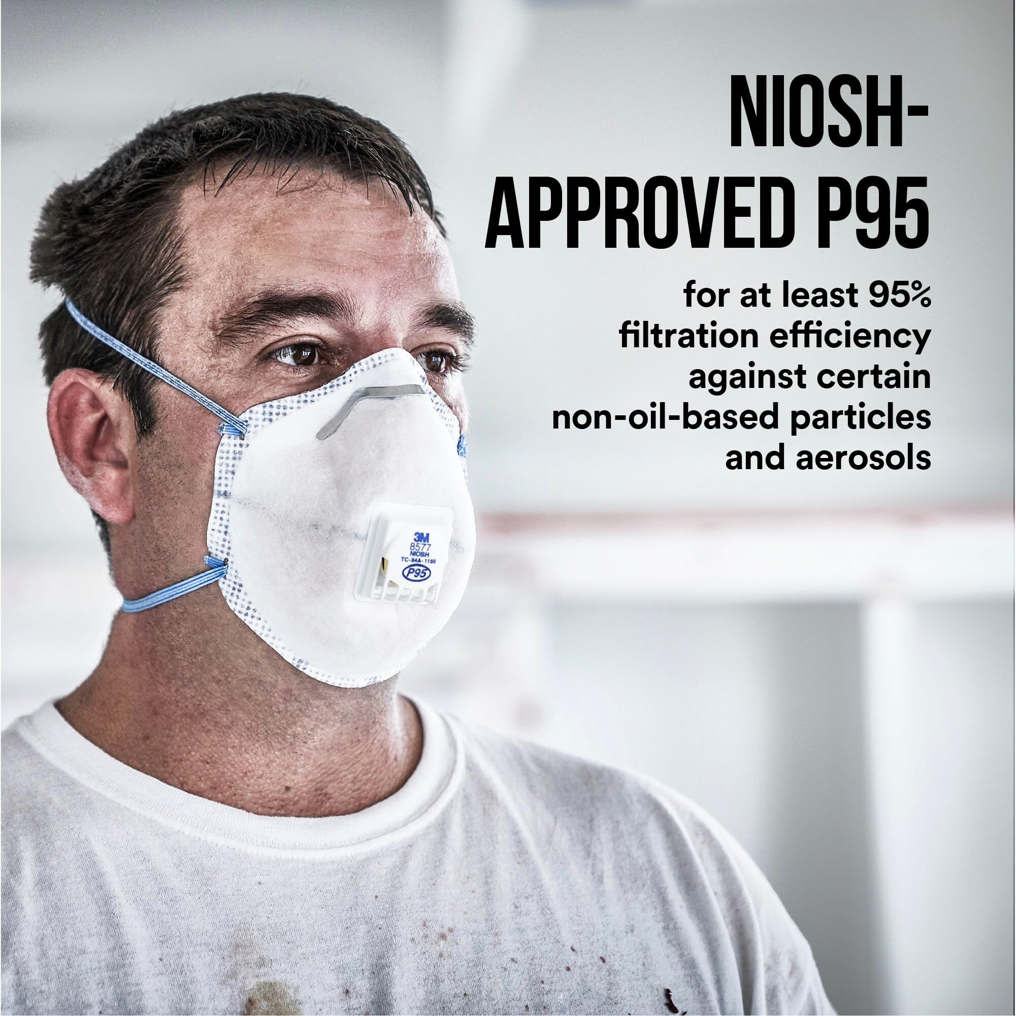 3M Paint Odor Valved Respirator (8577PA1-B-PS)