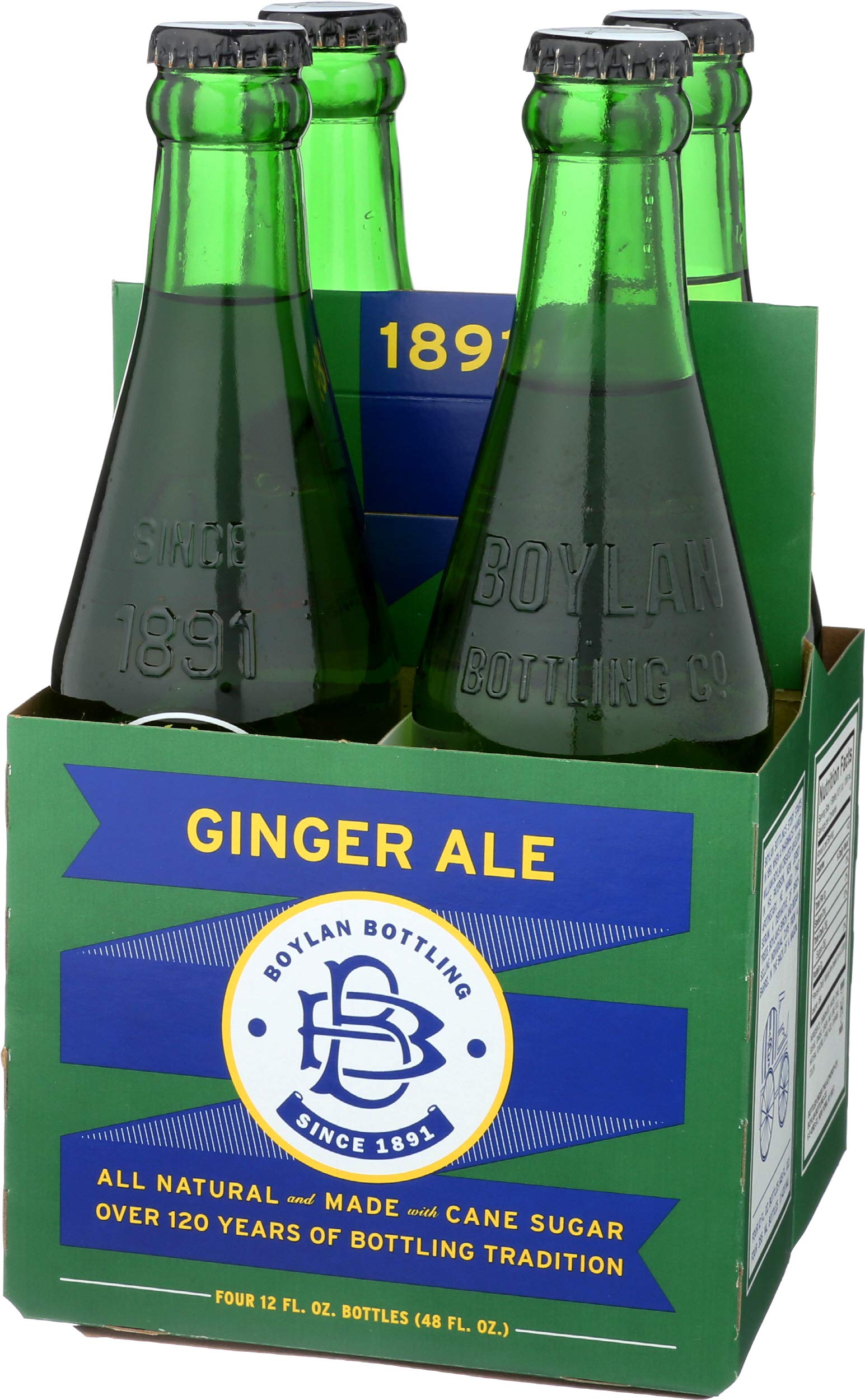 Boylan Bottling Co, Ginger Ale, 4-pk, 12 fl oz