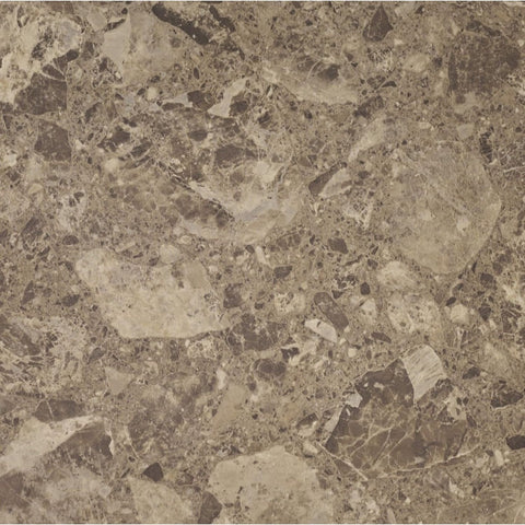 Nexus Self Adhesive 12-Inch Vinyl Floor Tiles, 20 Tiles - 12'' x 12'', Emporador Marble Peel & Stick, DIY Flooring for Kitchen, Dining Room, Bedrooms Bathrooms by Achim Home Decor, Taupe and Brown