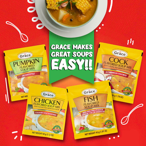 Grace Cock Flavored Soup Mix, 1.76 Oz (Pack of12)