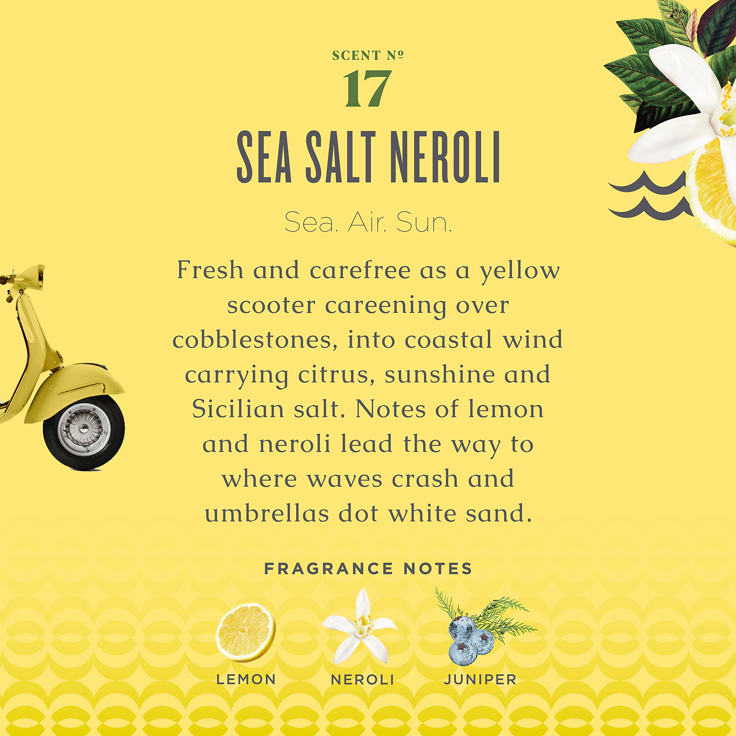 Caldrea Hand Wash Soap, Sea Salt Neroli Scent, 10.8 oz