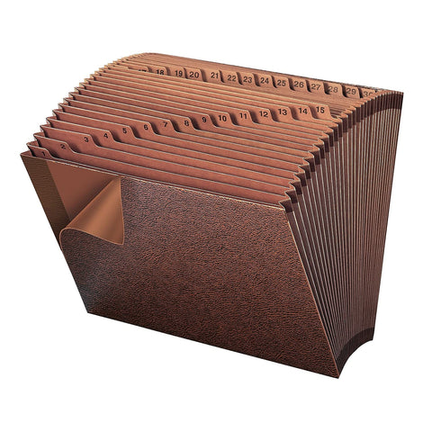 Smead TUFF Expanding File, Daily (1-31), 31 Pockets, Letter Size, Redrope-Printed Stock (70467)