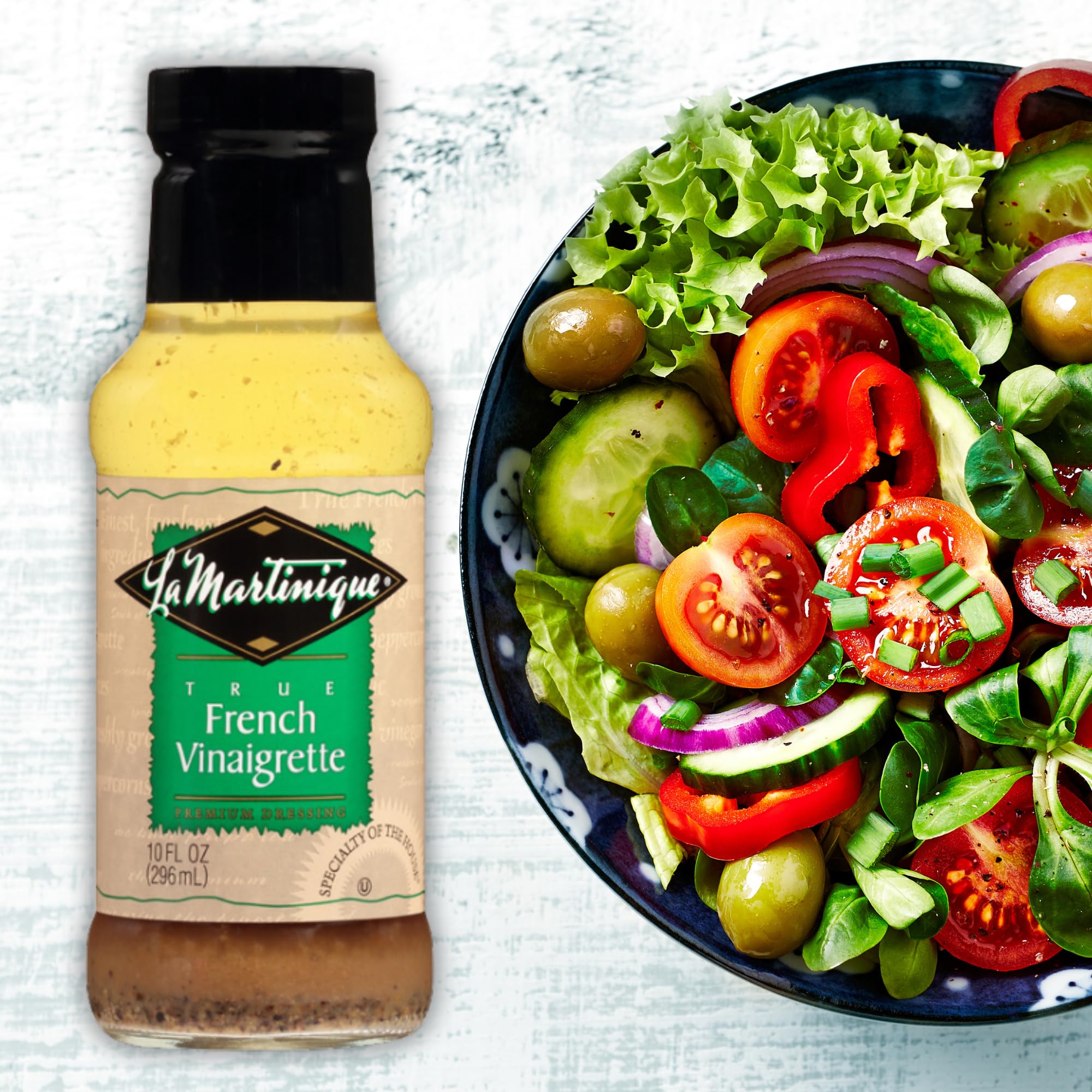 La Martinique True French Vinaigrette Dressing 10 Ounce Bottle (Pack of 1)