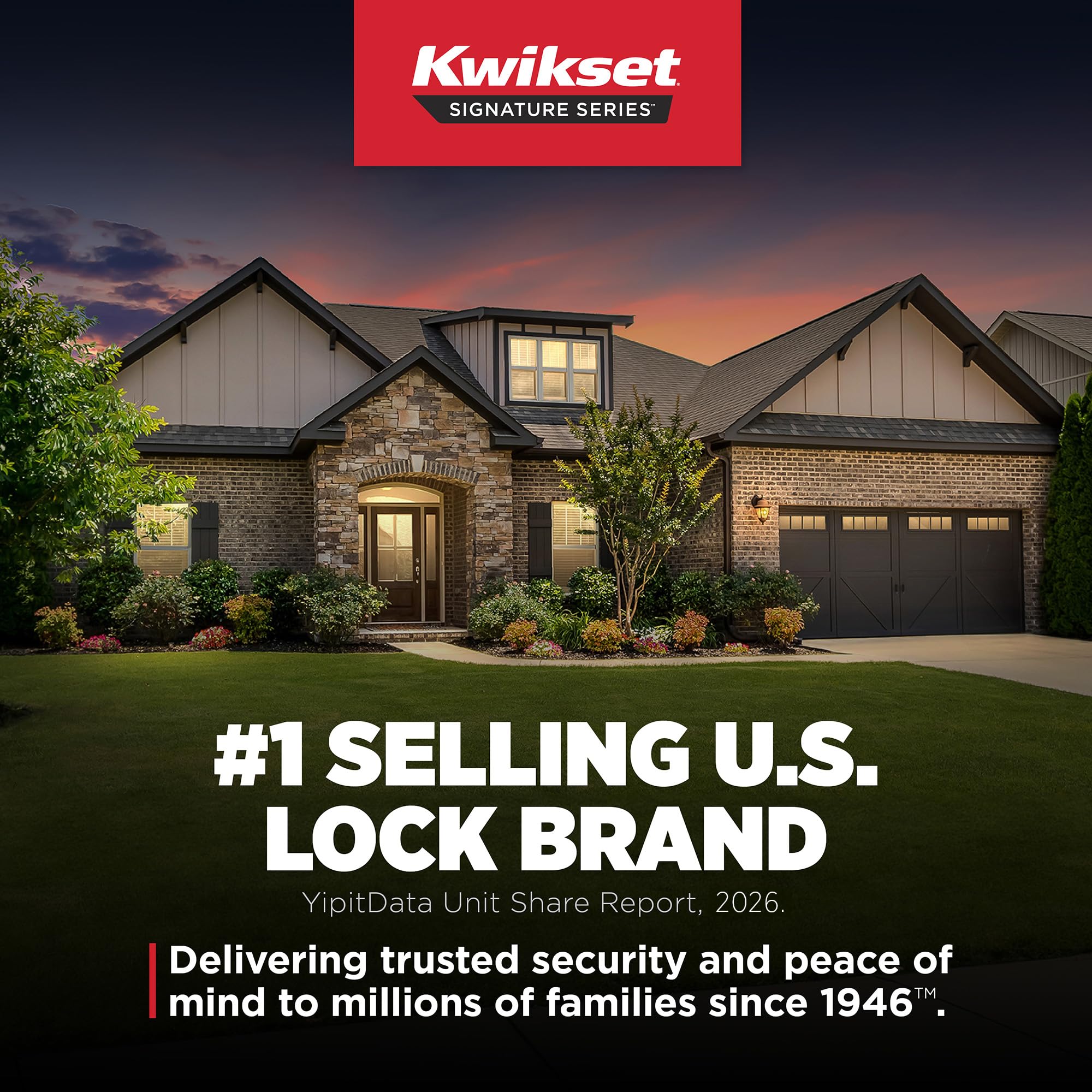 Kwikset 991 Tustin Entry Lever and Single Cylinder Deadbolt Combo Pack featuring SmartKey in Venetian Bronze (99910-041)