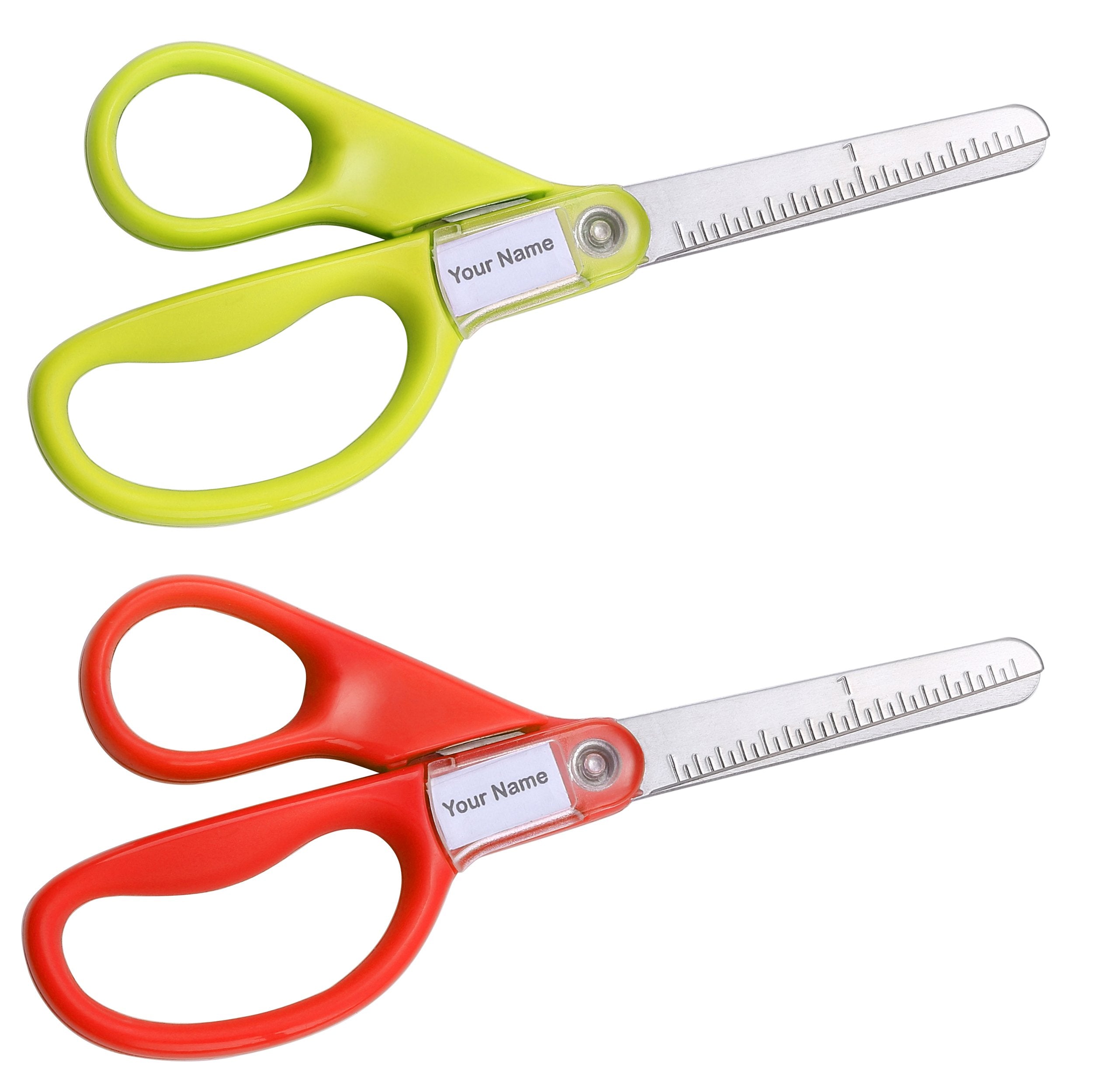 Stanley 5” Kids Scissors, Blunt Tip, Safety, Comfortable, For Left and Right Handed Use, For Office School Student Crafts, Assorted Colors, 2 Pack