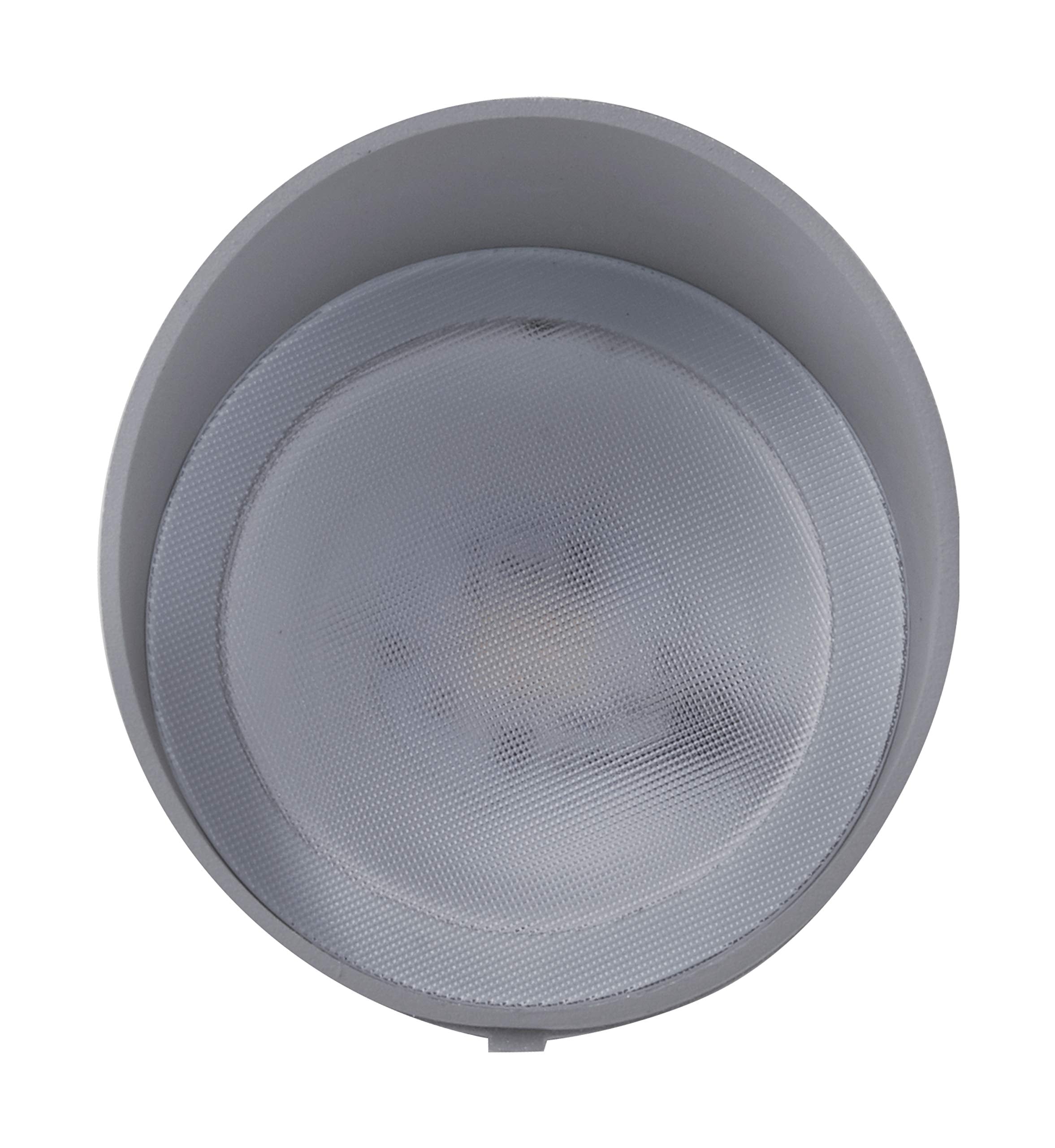 Nuvo 62/1208 One Light 12.2-Inch LED Landscape Floodlight, 12W/120V, 3000K/1240 Lumens, Light Gray