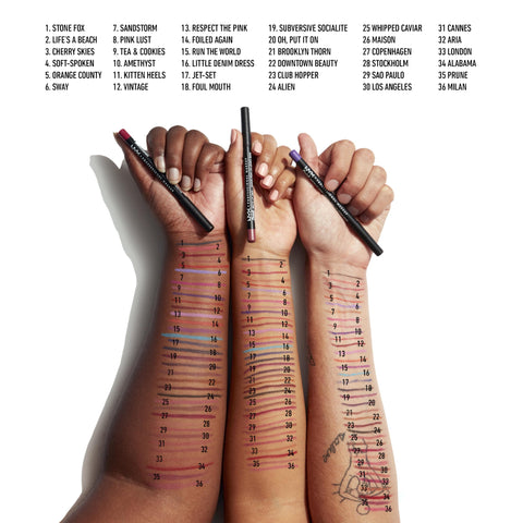 NYX PROFESSIONAL MAKEUP Suede Matte Lip Liner, Velvety-Smooth, Long-Lasting Formula For A Defined Lip Makeup Look - Maison (Brown)