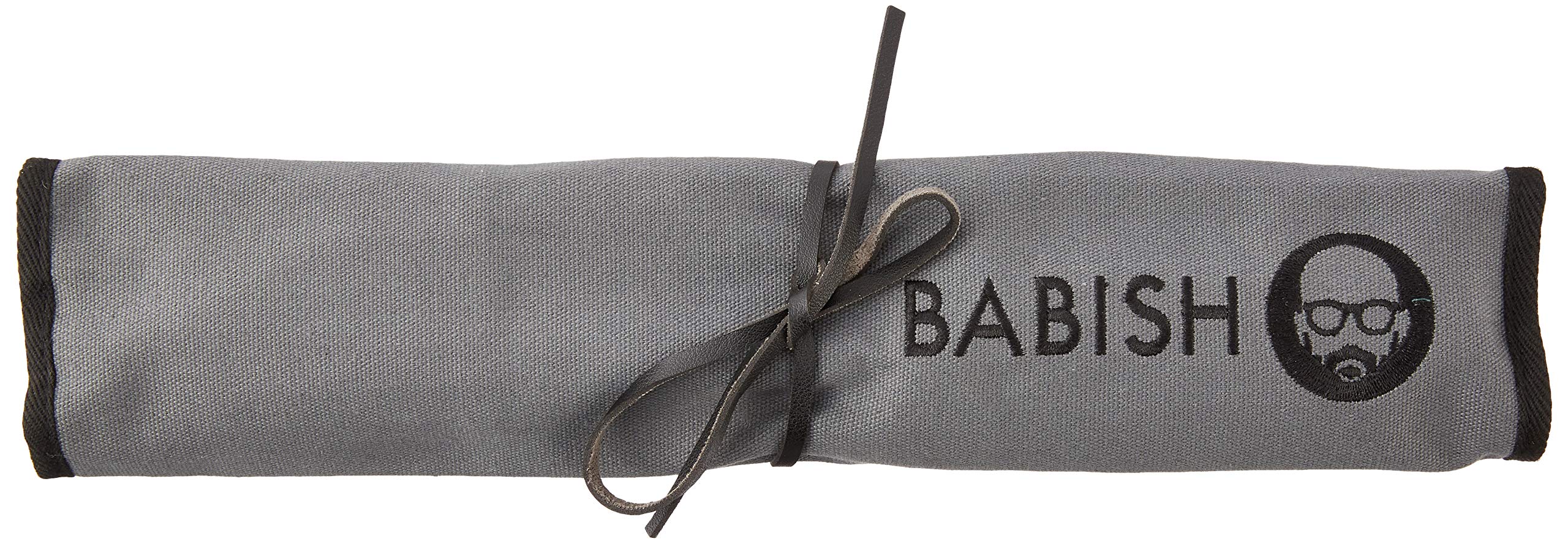 Babish German High-Carbon 1.4116 Steel Cutlery Knife Set, 3-Piece (Chef, Bread, & Pairing Knive) w/Kitchen Knives Roll