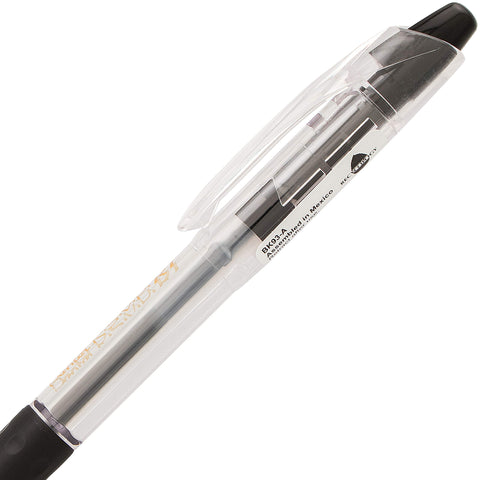 Pentel RSVP RT Retractable Ballpoint Pen, (1.0mm) Medium Line, Black Ink, Pack of 2 (BK93BP2A)