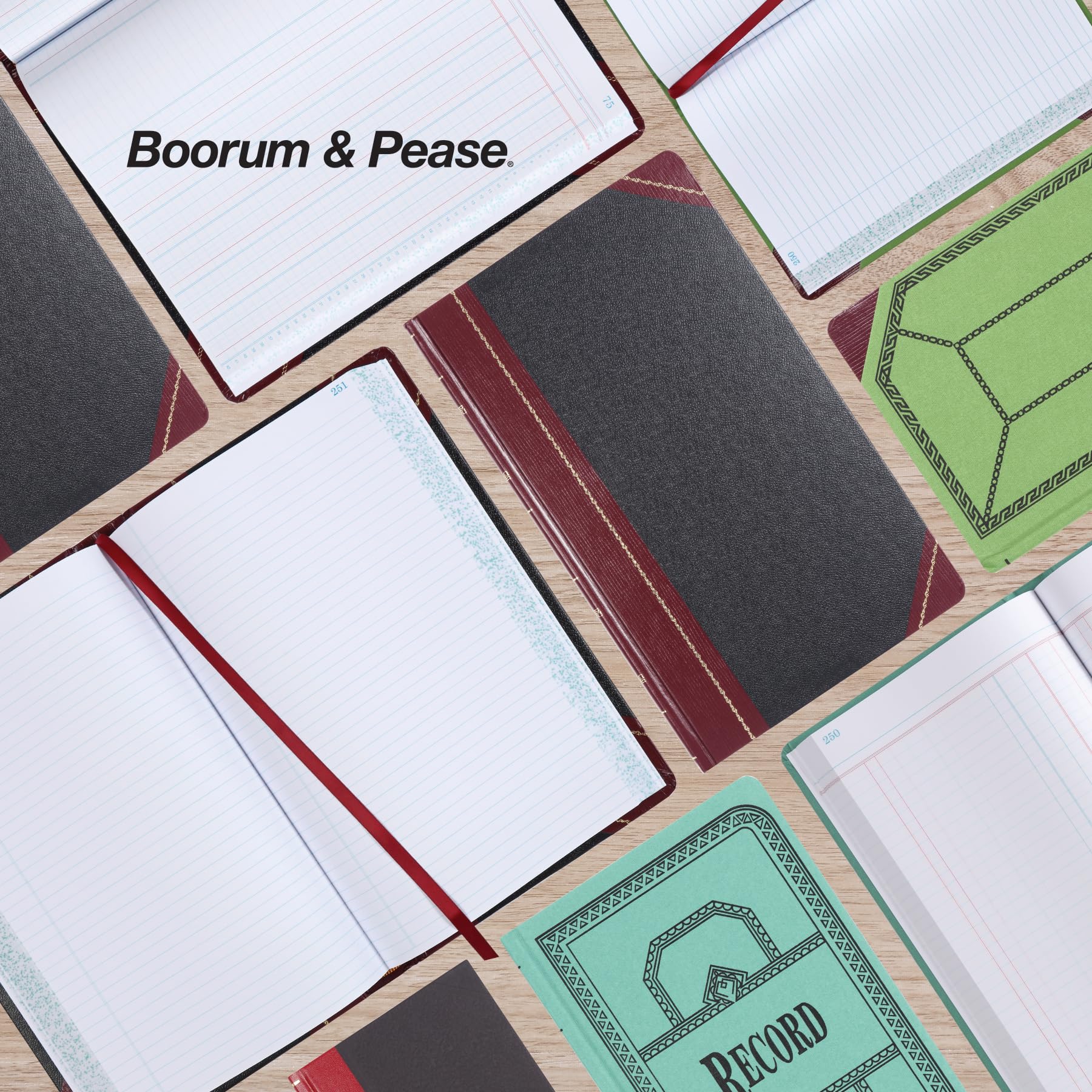 Boorum & Pease Pocket Notebook, 4.13-inch x 7-inch, College Ruled, 192 Sheets, Beige (6559EE)