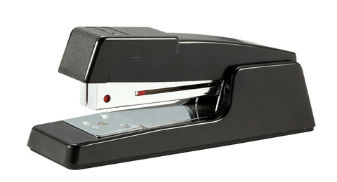Bostitch Office B400 Executive Compact Stapler, 20 Sheet Capacity, Durable, Metal Design, Opens for Tacking, Dual Clinch, Half-Strip, Black