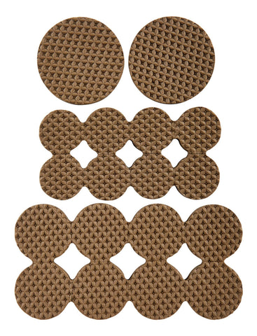 Scotch Gripping Pads Value Pack, Round, Brown, Assorted Sizes, 36 Pads/Pack (SP941-NA)