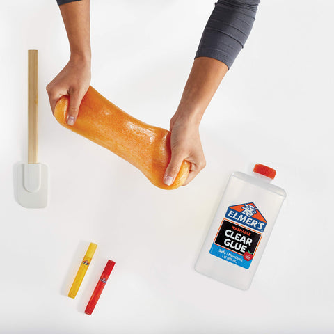 Elmer's Clear Liquid School Glue, Washable, Safe, Nontoxic, 32 Ounces (1 Quart) - Great for Making Slime, #1 Teacher Brand