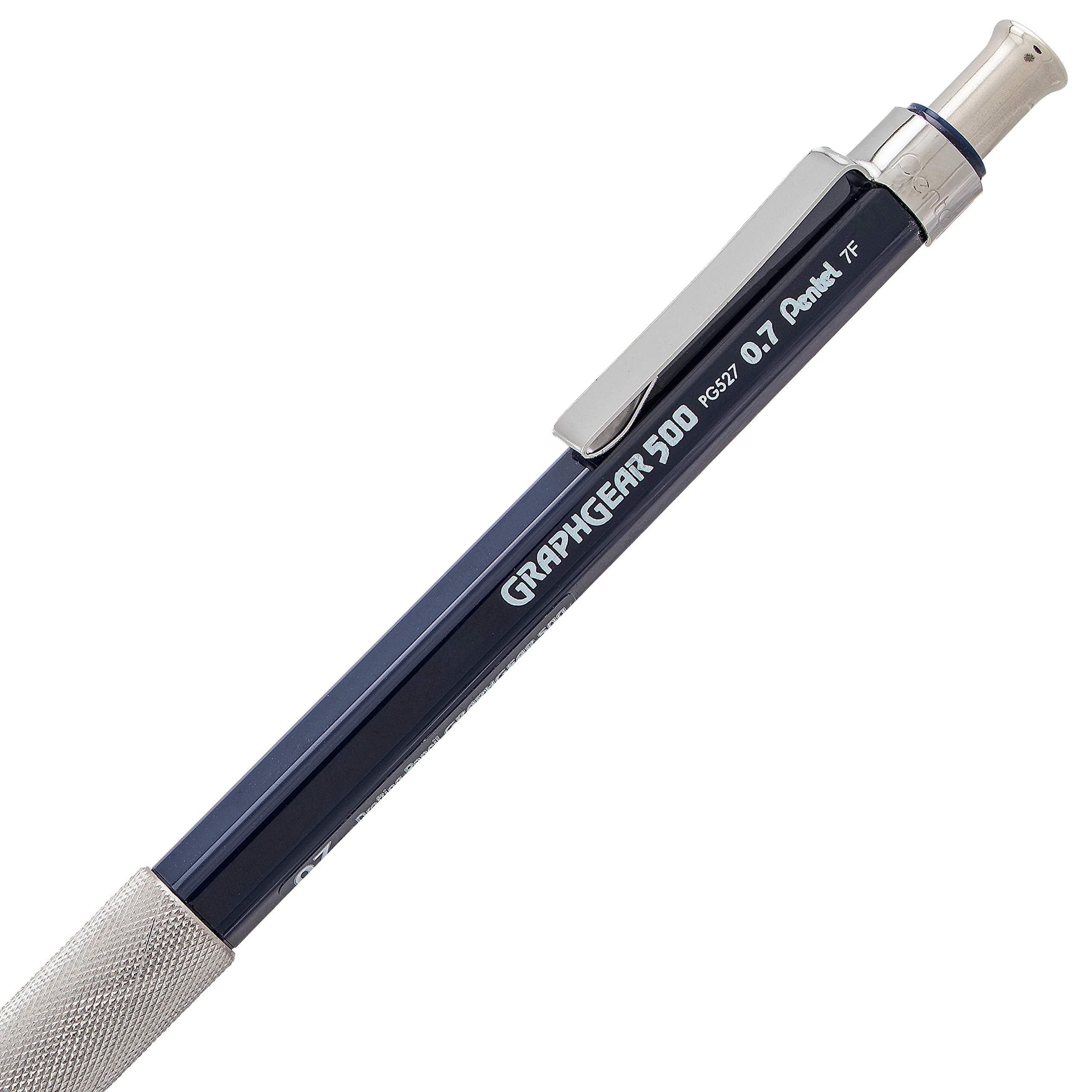 Pentel Graph Gear 500 Automatic Drafting Pencil, 0.7mm, Blue Barrel, 1 Pack (PG527BP)