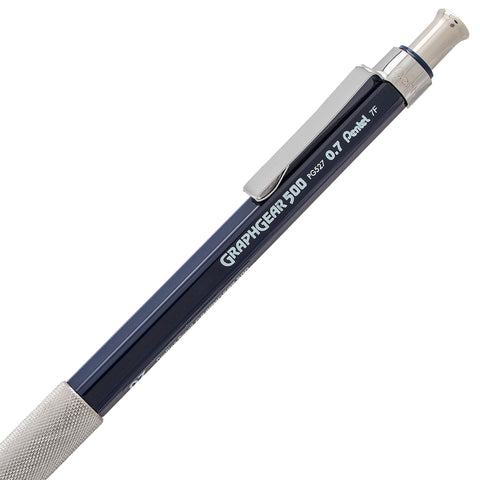Pentel Graph Gear 500 Automatic Drafting Pencil, 0.7mm, Blue Barrel, 1 Pack (PG527BP)
