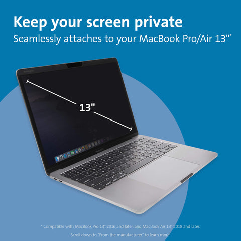 Kensington MagPro™ Elite Magnetic Privacy Screen for MacBook Pro 13" (K58360WW)