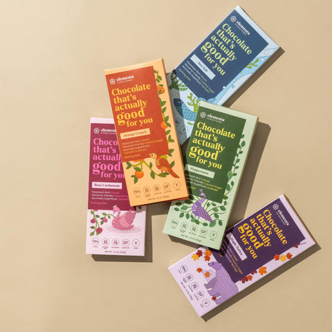 Elements Truffles Sea Salt Flavoured Dark Chocolate Bar| Ayurvedic, Vegan & Gluten Free | No Refined Sugar & Artificial Flavours | Enriched with Cocoa, Coconut Sugar & Turmeric 50g