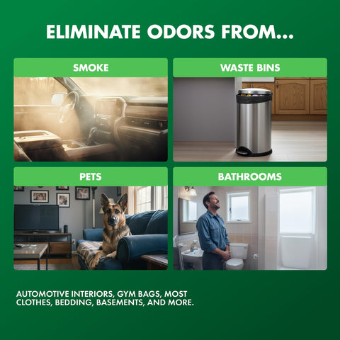 BullSnot BlastABull Odor Eliminator – Powerful Car & Home Smell Neutralizer. Eliminates Pet, Food, Tobacco, and Mold Odors. Safe for Carpets, Upholstery, Fabrics. Made in the USA.