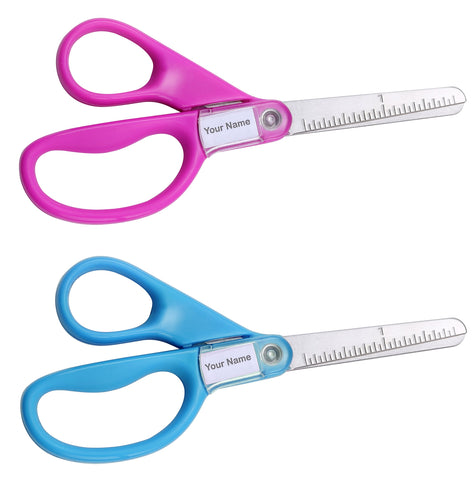 Stanley 5” Kids Scissors, Blunt Tip, Safety, Comfortable, For Left and Right Handed Use, For Office School Student Crafts, Assorted Colors, 2 Pack