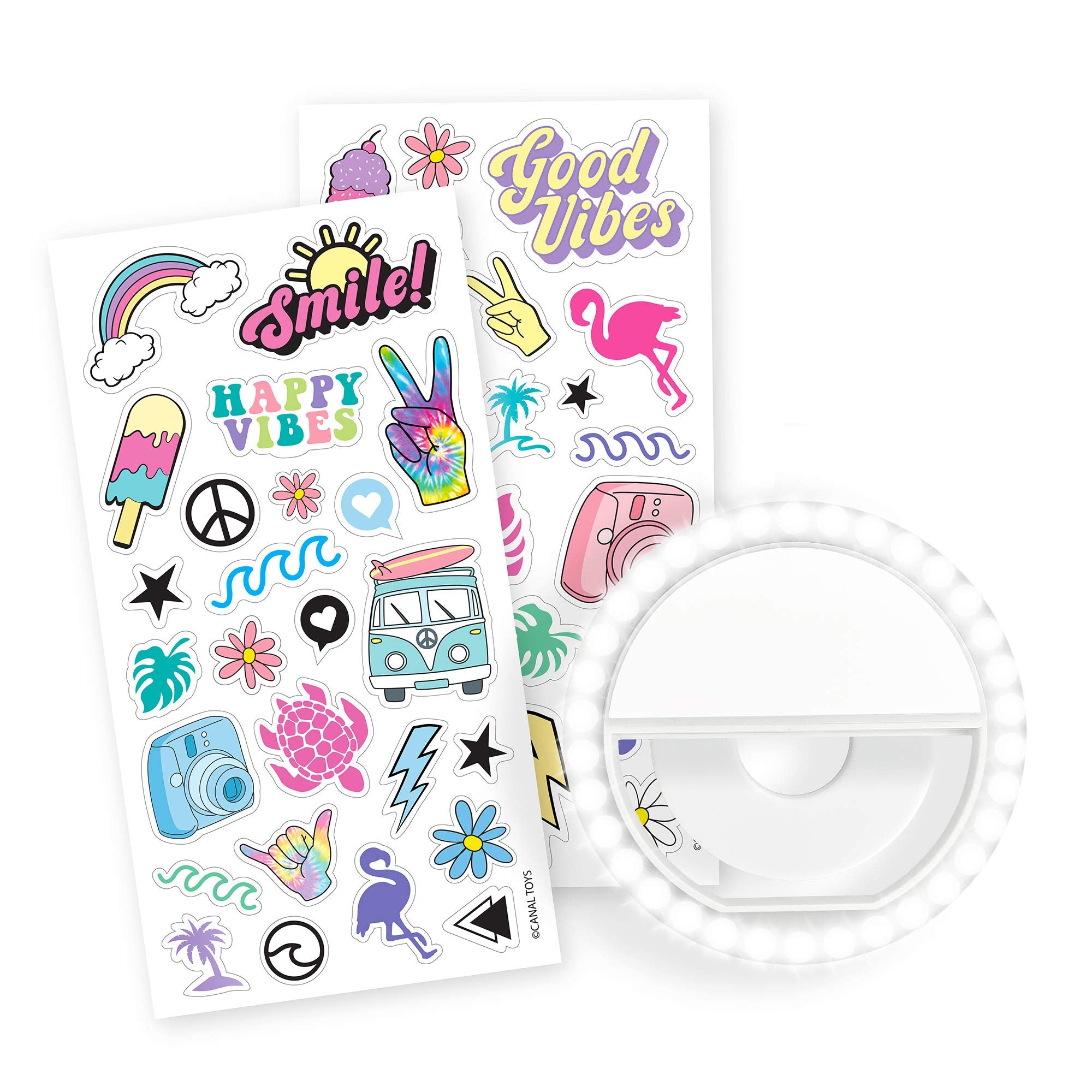 Canal Toys Selfie Creator - Selfie Light & Stickers Kit