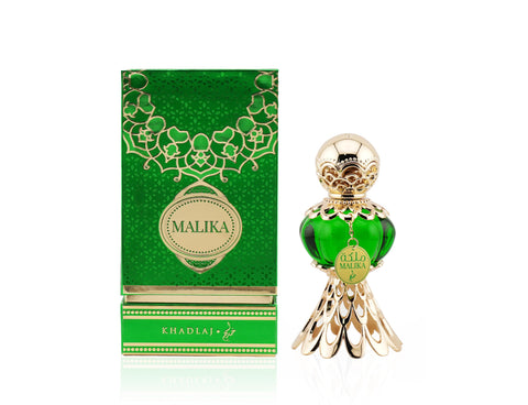 KHADLAJ PERFUMES Malika Green Concentrated Perfume Oil for Women, 20 ml / 0.7 Ounce
