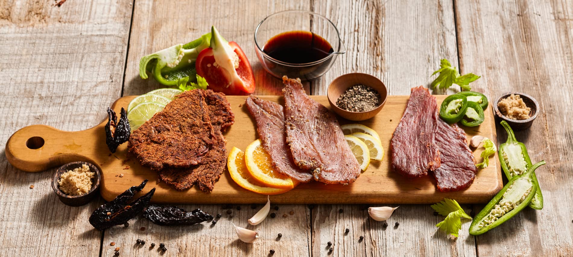 Fusion Jerky Artisan Pork Jerky, Grilled Island Teriyaki, 2.5 oz - All Natural, 9g Protein, Premium USA Sourced Meat, Gluten Free, Prime Cuts, No Nitrates, No Added MSG, No Preservatives, Made in USA