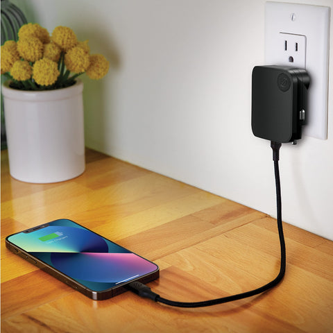 Scosche HCPDC30 PowerVolt 2 in 1 30W Home and Car Charger Compatible with USB-C Devices